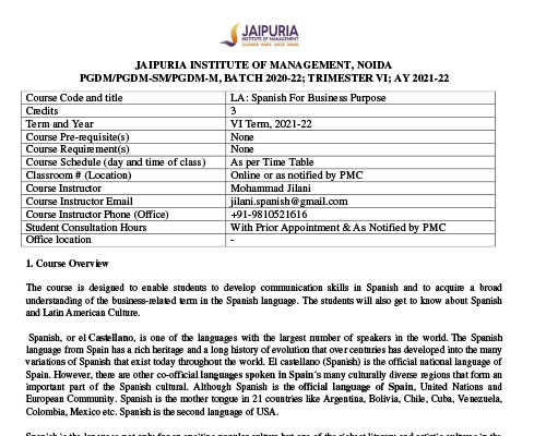 Spanish-for-Business-purpose